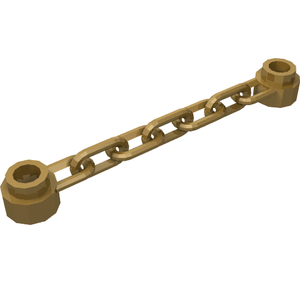 LEGO 92338 Chain 5 Links in Pearl Gold - Authentic LEGO Part