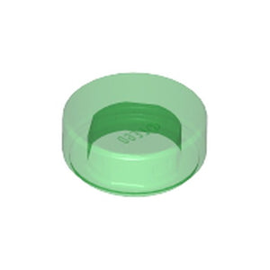 LEGO 98138 Tile, Round 1 x 1 in Trans-Green - Authentic LEGO Part