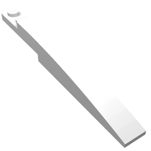 LEGO 85970 Slope, Curved 10 x 1 in White - Authentic LEGO Part