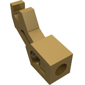 LEGO 98313 Arm Mechanical, Exo-Force / Bionicle, Thick Support in Pearl Gold - Authentic LEGO Part
