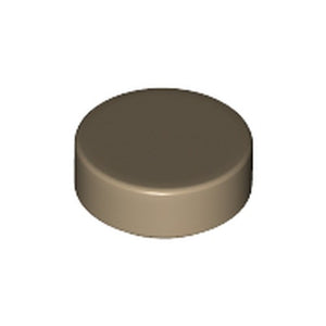 LEGO 98138 Tile, Round 1 x 1 in Dark Tan - Authentic LEGO Part
