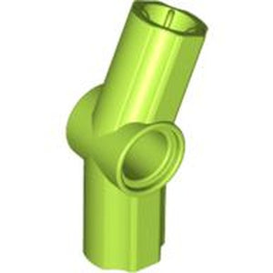 LEGO 32016 Technic, Axle and Pin Connector Angled #3 - 157.5 degrees in Lime - Authentic LEGO Part
