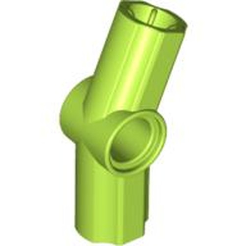 LEGO 32016 Technic, Axle and Pin Connector Angled #3 - 157.5 degrees in Lime - Authentic LEGO Part