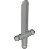 LEGO 3847 Minifigure, Weapon Sword, Shortsword in Light Gray - Authentic LEGO Part