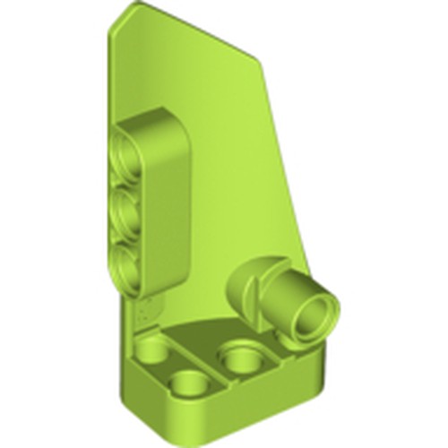 LEGO 64683 Technic, Panel Fairing # 3 Small Smooth Long, Side A in Lime - Authentic LEGO Part