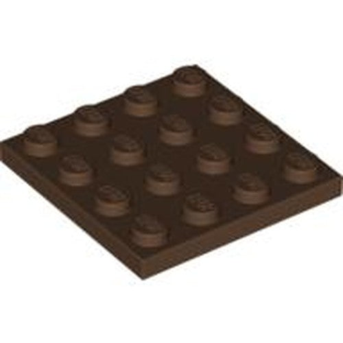 LEGO 3031 Plate 4 x 4 in Brown - Authentic LEGO Part