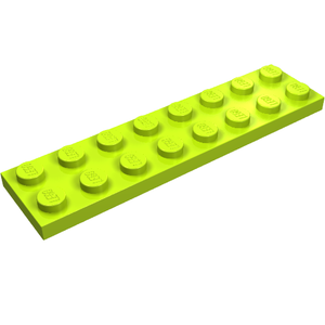 LEGO 3034 Plate 2 x 8 in Lime - Authentic LEGO Part