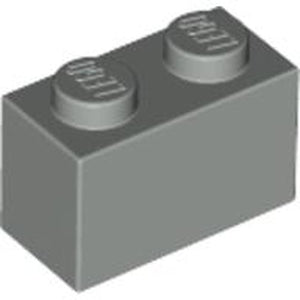 LEGO 3004 Brick 1 x 2 in Light Gray - Authentic LEGO Part