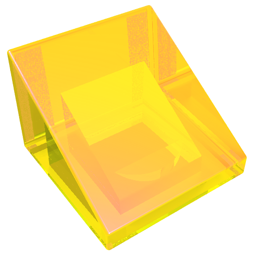 LEGO 54200 Slope 30 1 x 1 x 2/3 in Trans-Yellow - Authentic LEGO Part