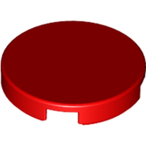 LEGO 14769 Tile, Round 2 x 2 with Bottom Stud Holder in Red - Authentic LEGO Part