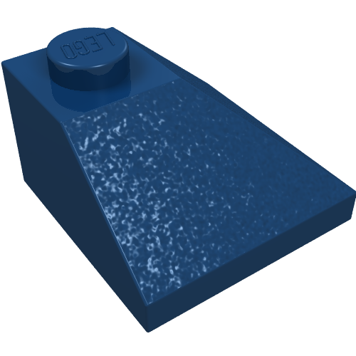 LEGO 3045 Slope 45 2 x 2 Double Convex Corner in Dark Blue - Authentic LEGO Part