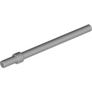 LEGO 63965 Bar   6L with Stop Ring in Light Bluish Gray - Authentic LEGO Part