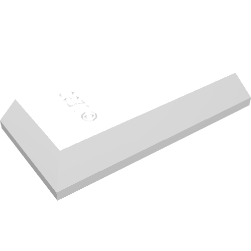 LEGO 99563 Minifigure, Utensil Ingot 1 x 2 in White - Authentic LEGO Part