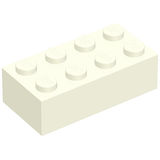 LEGO 3001 Brick 2 x 4 in White - Authentic LEGO Part