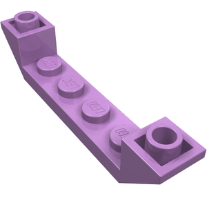 LEGO 52501 Slope, Inverted 45 6 x 1 Double with 1 x 4 Cutout in Medium Lavender - Authentic LEGO Part