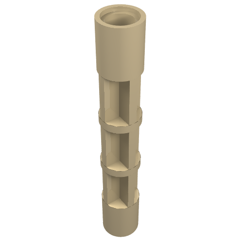 LEGO 40244 Support 1 x 1 x 5 1/3 Spiral Staircase Axle in Tan - Authentic LEGO Part