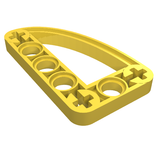 LEGO 32250 Technic, Liftarm, Modified L-Shape Quarter Ellipse Thin 3 x 5 in Yellow - Authentic LEGO Part