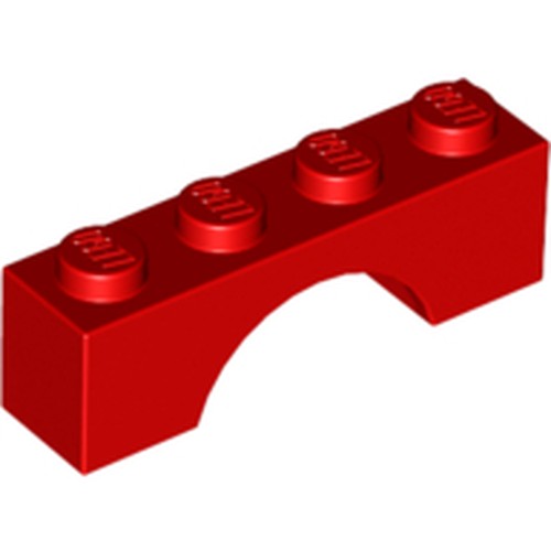 LEGO 3659 Arch 1 x 4 in Red - Authentic LEGO Part
