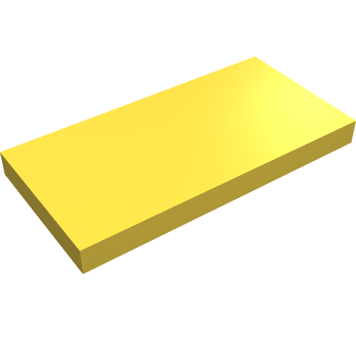 LEGO 87079 Tile 2 x 4 in Yellow - Authentic LEGO Part