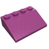 LEGO 3297 Slope 33 3 x 4 in Magenta - Authentic LEGO Part