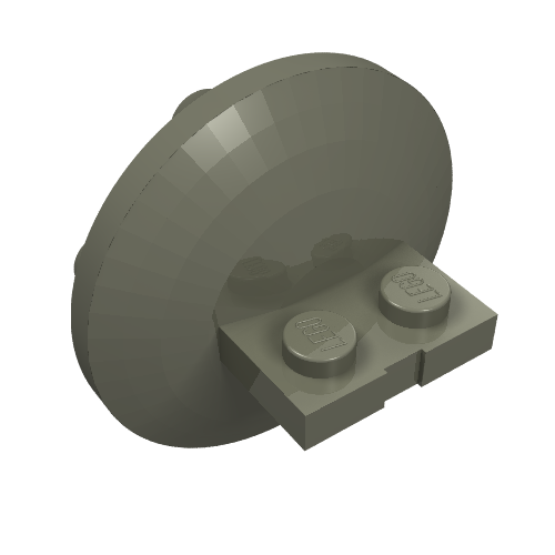 LEGO 30209 Bracket 1 x 2 - 4 x 4 Round Dish - Main Product Image