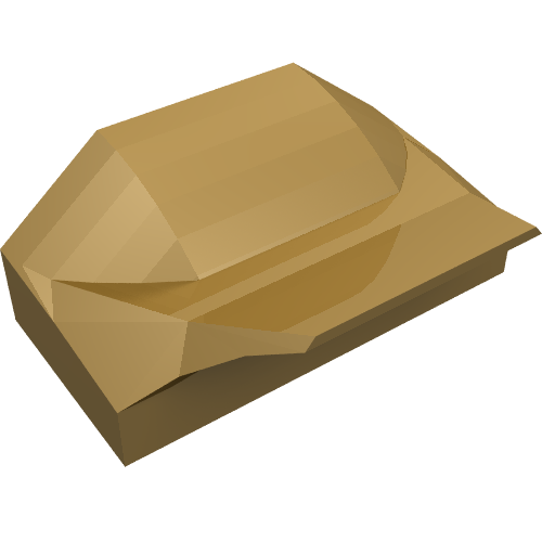 LEGO 47458 Slope, Curved 1 x 2 x 2/3 Wing End in Pearl Gold - Authentic LEGO Part