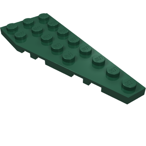 LEGO 50304 Wedge, Plate 8 x 3 Pentagonal Right in Dark Green - Authentic LEGO Part
