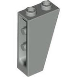 LEGO 2449 Slope, Inverted 75 2 x 1 x 3 in Light Gray - Authentic LEGO Part