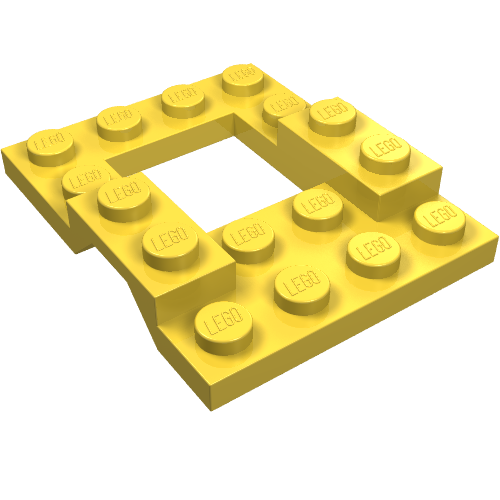 LEGO 4211 Vehicle, Base 4 x 5 in Yellow - Authentic LEGO Part