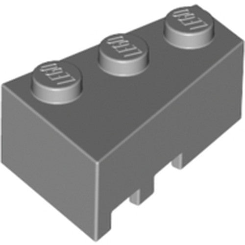LEGO 6564 Wedge 3 x 2  Right in Light Bluish Gray - Authentic LEGO Part
