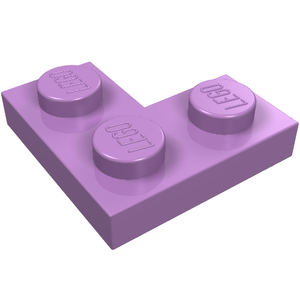 LEGO 2420 Plate 2 x 2 Corner in Medium Lavender - Authentic LEGO Part