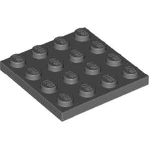 LEGO 3031 Plate 4 x 4 in Dark Bluish Gray - Authentic LEGO Part