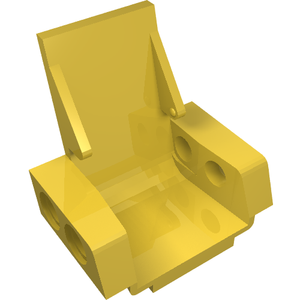 LEGO 2717 Technic Seat 3 x 2 Base in Yellow - Authentic LEGO Part