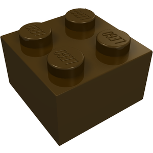 LEGO 3003 Brick 2 x 2 in Dark Brown - Authentic LEGO Part