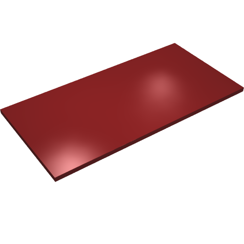 LEGO 48288 Tile 8 x 16 with Bottom Tubes on Edges - Main Product Image