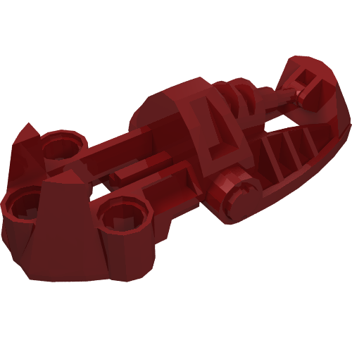 LEGO 47298 Bionicle Foot Toa Metru in Dark Red - Authentic LEGO Part