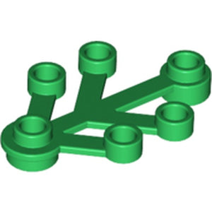 LEGO 2423 Plant Leaves 4 x 3 in Green - Authentic LEGO Part