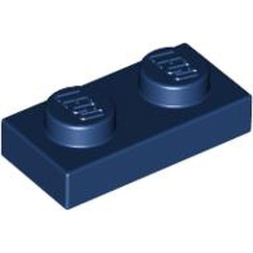 LEGO 3023 Plate 1 x 2 in Dark Blue - Authentic LEGO Part