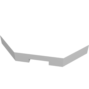 LEGO 27263 Tile, Modified Facet 2 x 2 in White - Authentic LEGO Part