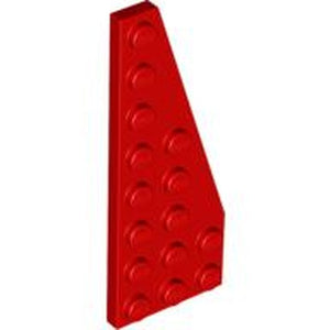 LEGO 50304 Wedge, Plate 8 x 3 Pentagonal Right in Red - Authentic LEGO Part