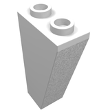 LEGO 2449 Slope, Inverted 75 2 x 1 x 3 in White - Authentic LEGO Part