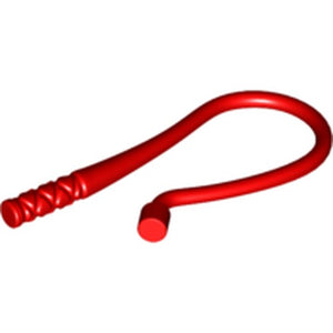 LEGO 88704 Minifigure, Weapon Whip Bent Flexible in Red - Authentic LEGO Part