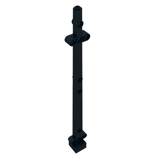 LEGO 48002b Boat, Mast 2 x 2 x 20 with Holes and Axle Hole (x Shape / x Orientation) - Main Product Image