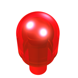 LEGO 58176 Bar with Light Bulb Cover (Bionicle Barraki Eye) in Trans-Red - Authentic LEGO Part