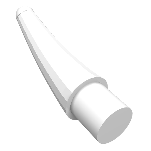 LEGO 53451 Barb / Claw / Horn / Tooth - Small in White - Authentic LEGO Part