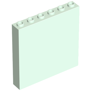 LEGO 59349 Panel 1 x 6 x 5 in Light Aqua - Authentic LEGO Part