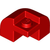LEGO 67810 Slope, Curved 2 x 2 x 1 1/3 Corner Round with Recessed Stud in Red - Authentic LEGO Part