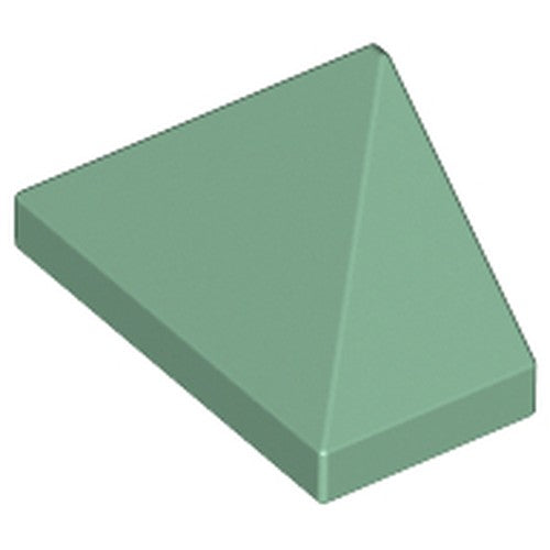 LEGO 3048c Slope 45 2 x 1 Triple with Inside Bar in Sand Green - Authentic LEGO Part