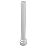 LEGO 3957b Antenna 4H - Flat Top in White - Authentic LEGO Part