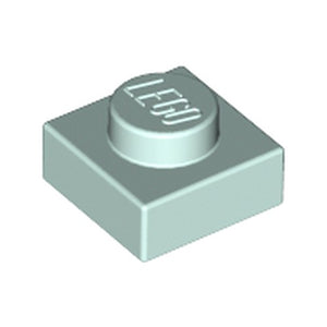 LEGO 3024 Plate 1 x 1 in Light Aqua - Authentic LEGO Part